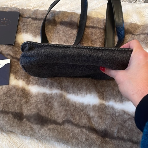 Grey wool Prada Crossbody - Picture 6 of 7